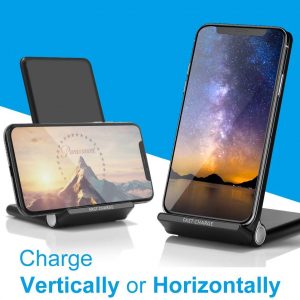 15W FAST WIRELESS CHARGER WITH STAND QUICK CHARGE