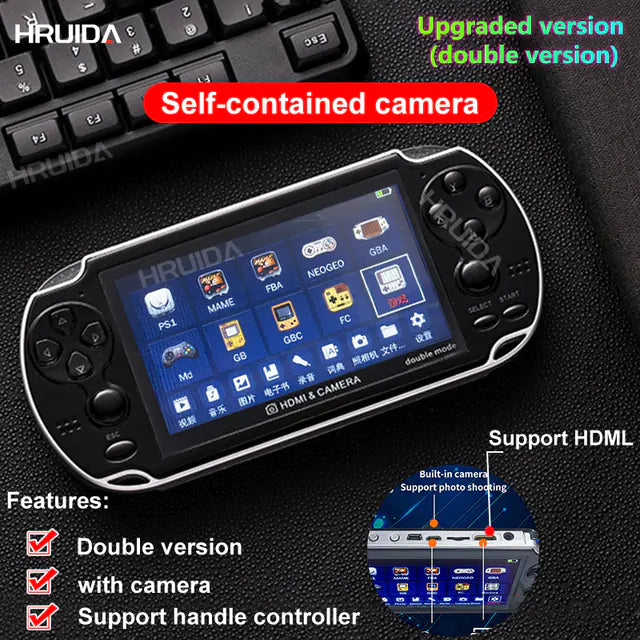 4.3" A3 Dual Version Arcade Handheld Game Console