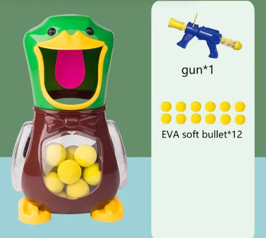 Air Pump Shooting Target Game with Soft Bullet Gun