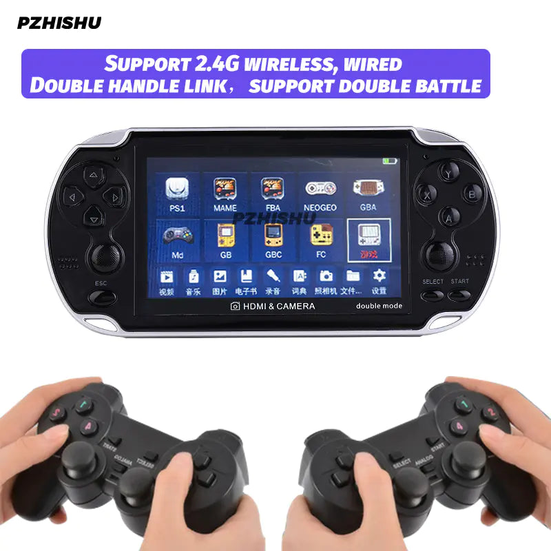 4.3" A3 Dual Version Arcade Handheld Game Console