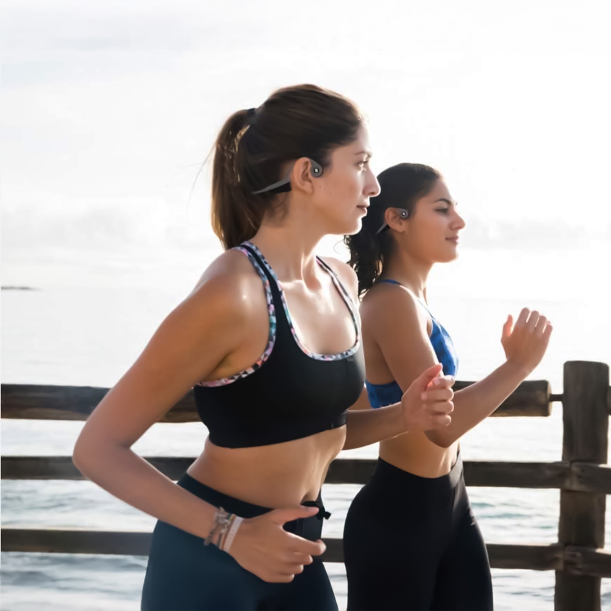 Pursonic Open-Ear Wireless Bone Conduction Headphones – Lightweight Bluetooth 5.0 Sports Earsets