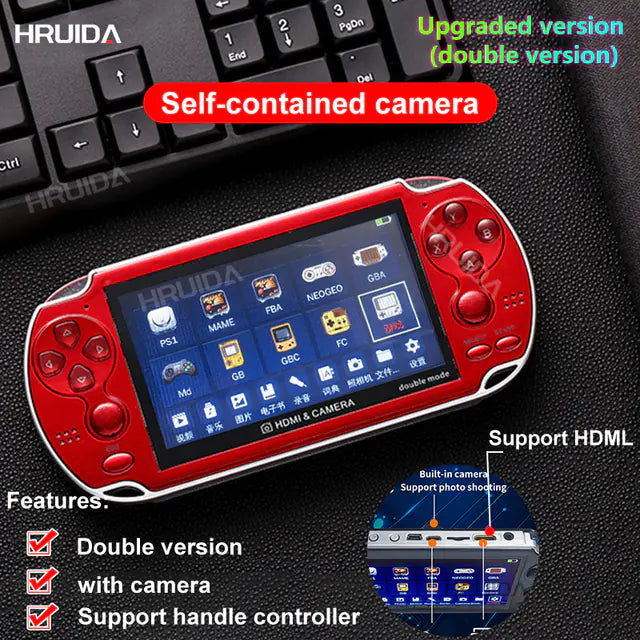 4.3" A3 Dual Version Arcade Handheld Game Console