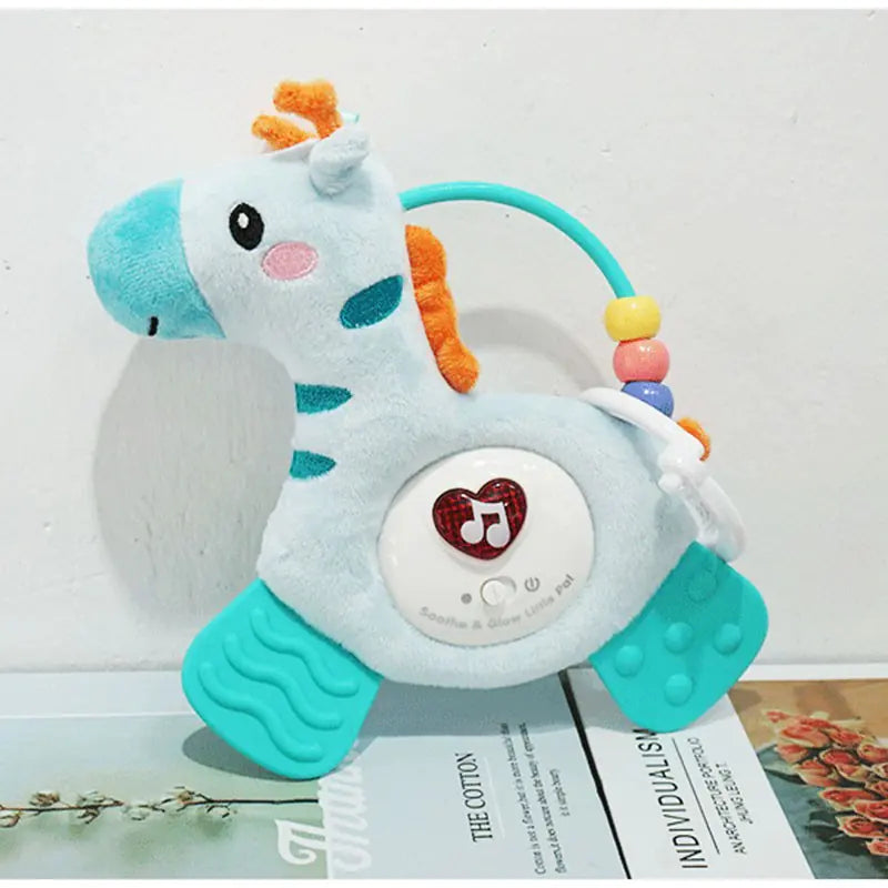 Electric Sound & Light Animal Plush Toy for Babies