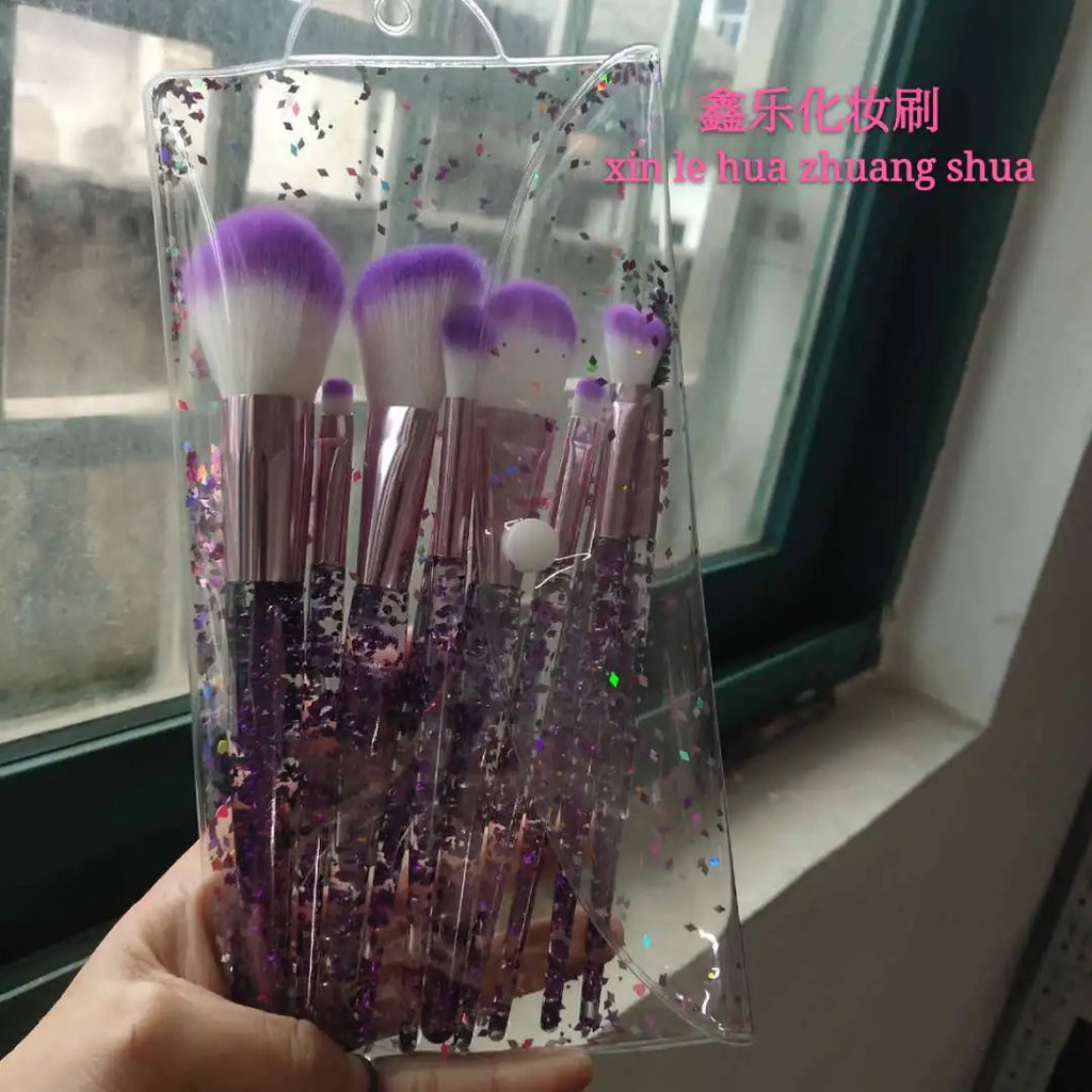 10-Piece Makeup Brush Set for Beauty and Blending