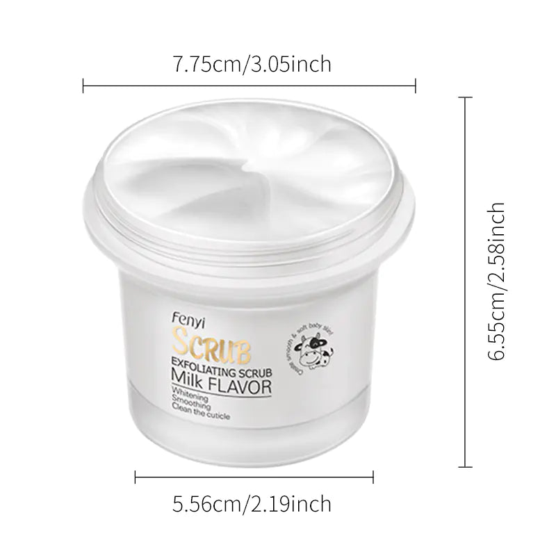 FENYI Milk Exfoliating Scrub 100g for Body Cleansing
