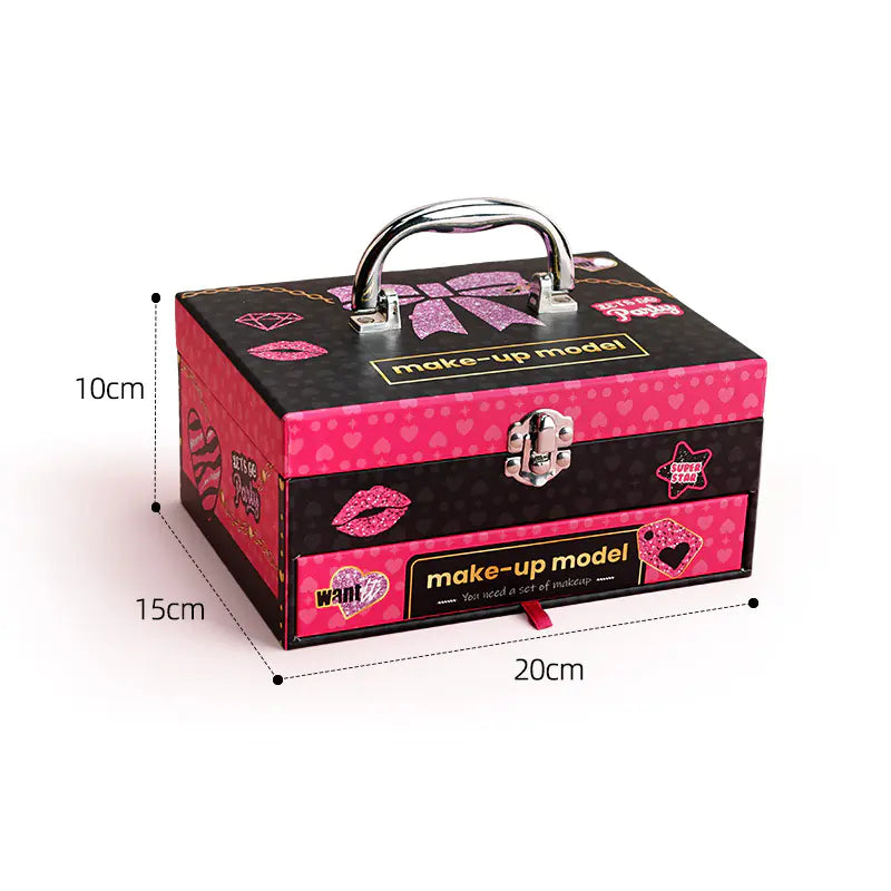 Kids' Makeup Toy Set with Carrying Case for Girls
