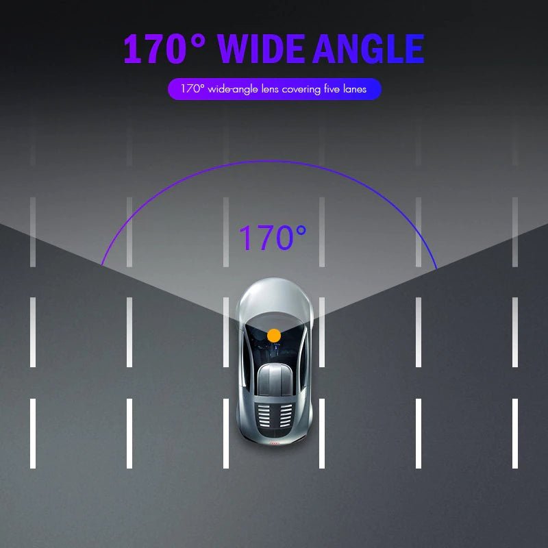 3 in 1 Rear View Dual Camera Full HD Night Vision Car Dash Camera