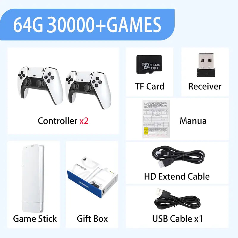 M15 Mini Wireless TV Game Stick Console