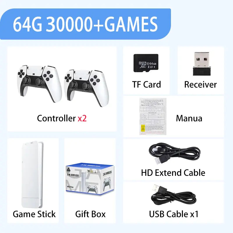 M15 Mini Wireless TV Game Stick Console